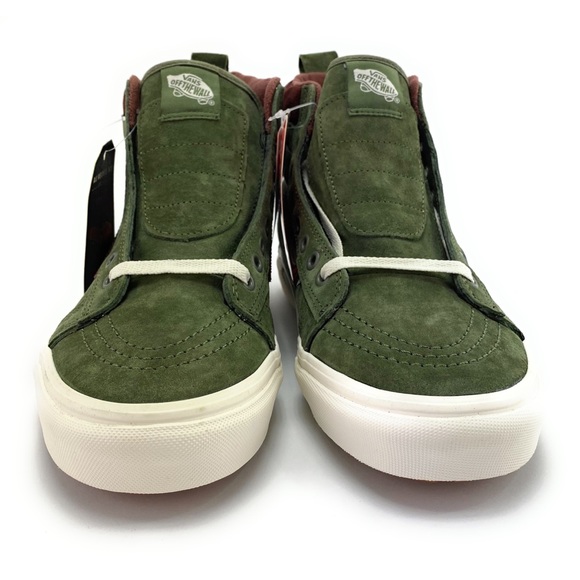 VANS Men's Sk-8 Hi MTE Deep Lichen Skate Shoes - Picture 6 of 12